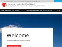 Tablet Screenshot of exchangeplaceeye.com